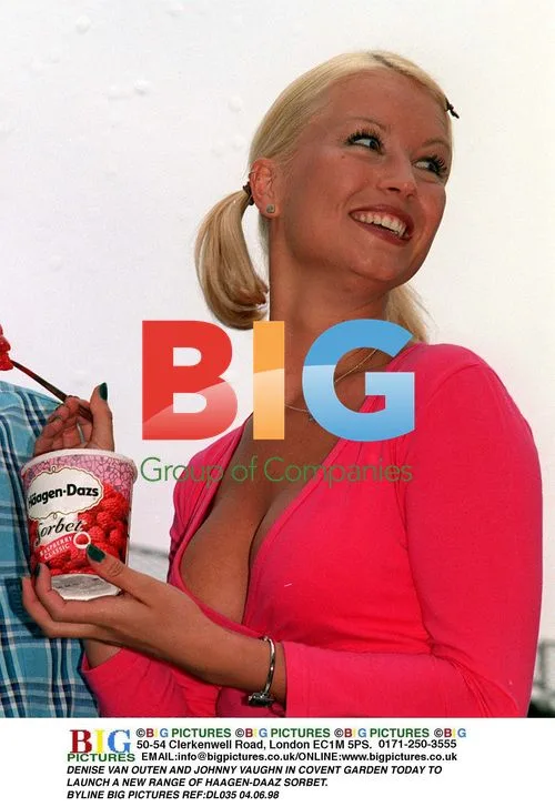 Denise Van Outen and Johnny Vaughn launch Haagen-Dazs sorbet