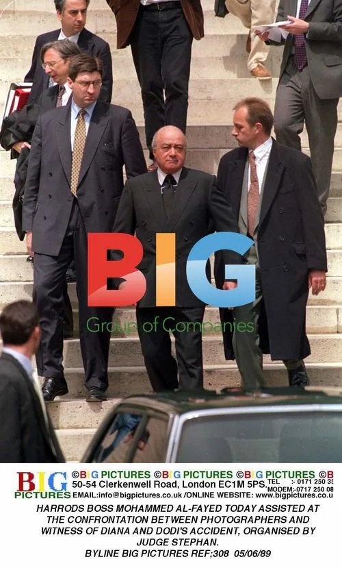 MOHAMMED AL-FAYED at DIANA and DODI accident scene