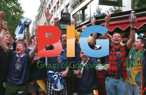 Scottish Fans in Paris for World Cup