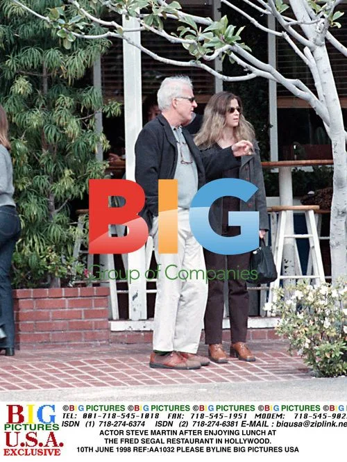 Steve Martin at Fred Segal Restaurant