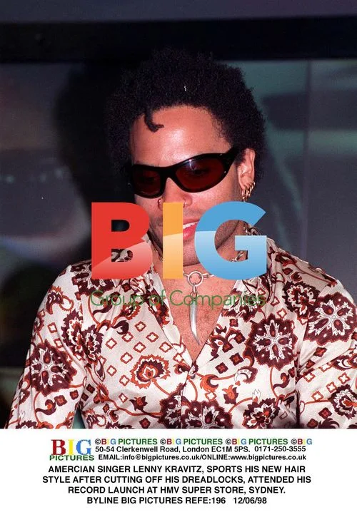 Lenny Kravitz's New Hairstyle at Record Launch