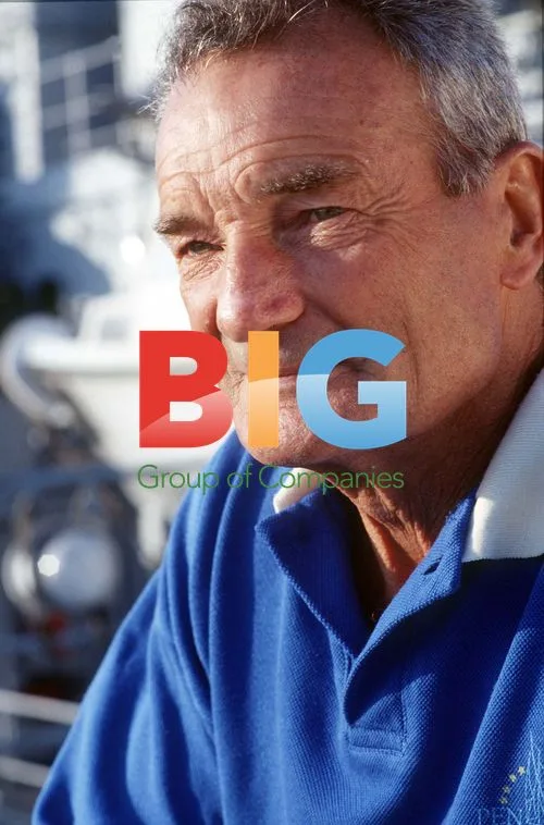 Eric Tabarly during private shoot in Brest