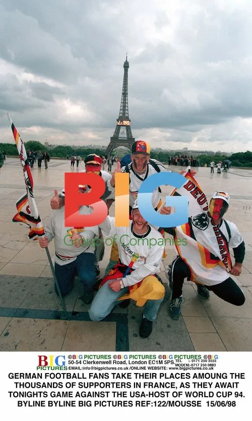 German Fans Await World Cup Game