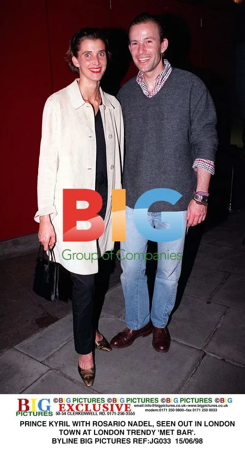 Prince Kyril and Rosario Nadel at Met Bar in London