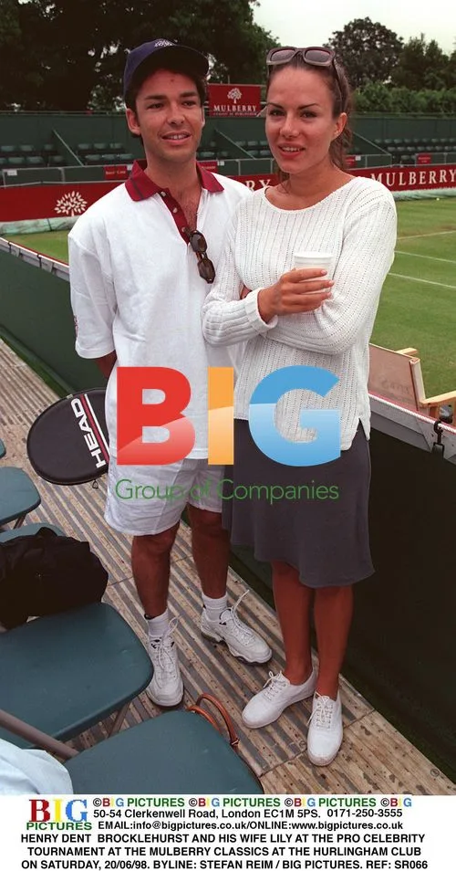Henry Dent Brocklehurst and wife Lily at Pro Celebrity Tournament