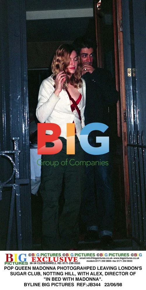 MADONNA PHOTOGRAPHED LEAVING LONDON'S SUGAR CLUB