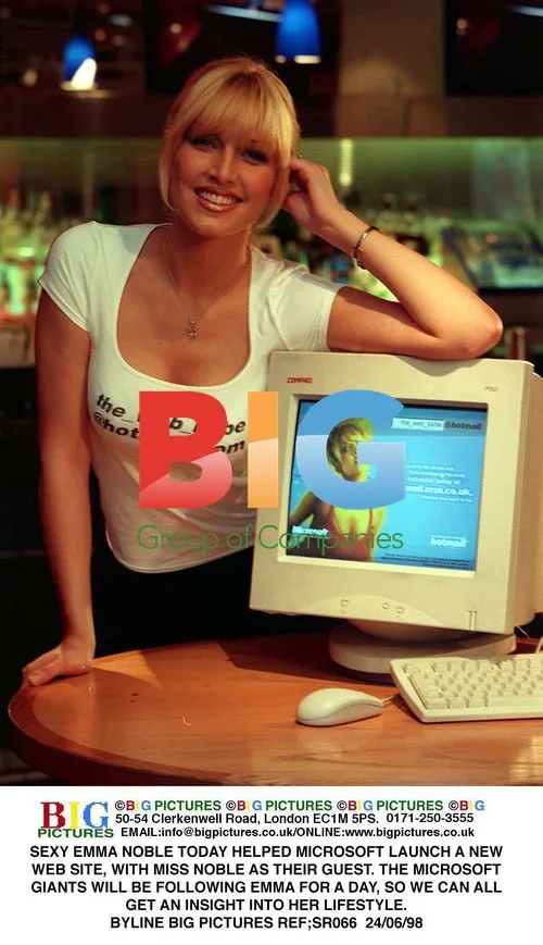 Emma Noble Helps Launch Microsoft Website