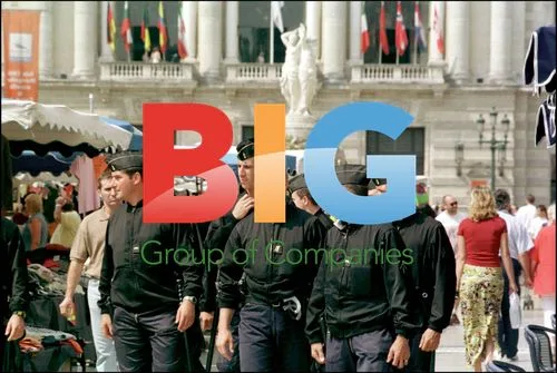 Policemen patrol Comedie Square before Iran-Germany match