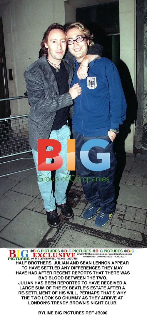 Julian and Sean Lennon at London Club