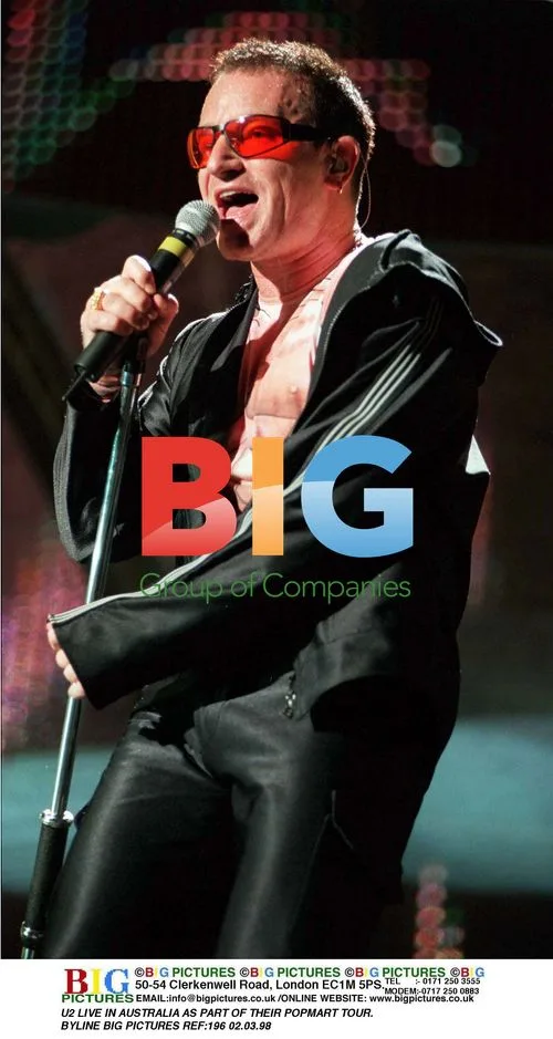 U2 Performs in Australia During PopMart Tour