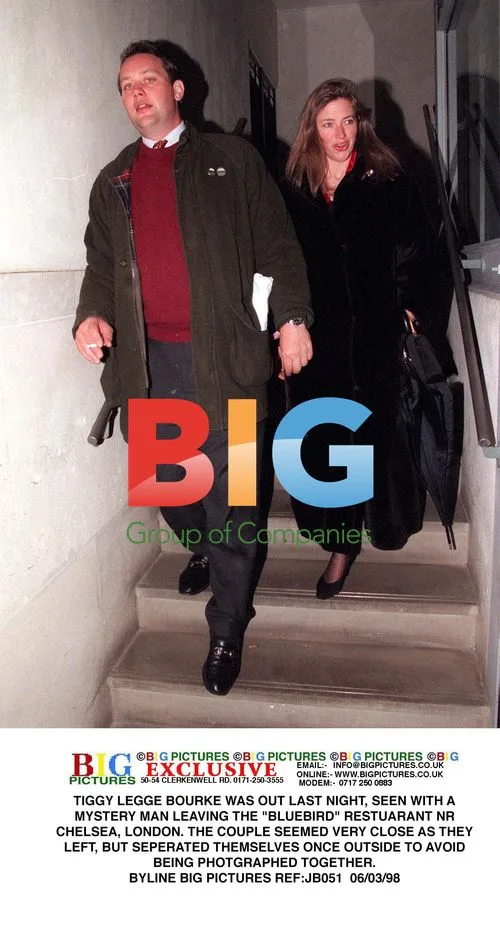 TIGGY LEGGE BOURKE SEEN WITH MYSTERY MAN
