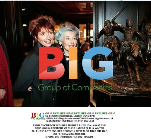 Emma Thompson & Phyllida Law at Stockholm Premiere