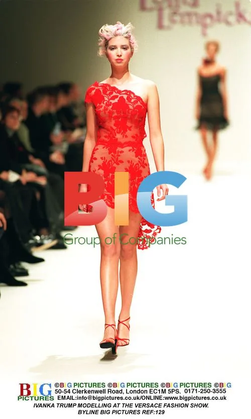 Ivanka Trump at Versace Fashion Show
