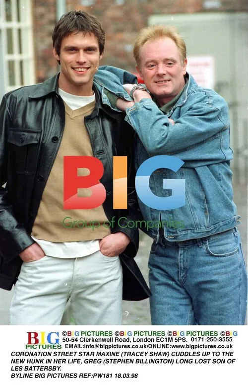 Tracey Shaw and Stephen Billington on Coronation Street
