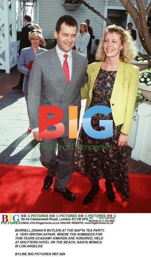 BURRELL (DIANA'S BUTLER) AT BAFTA TEA PARTY