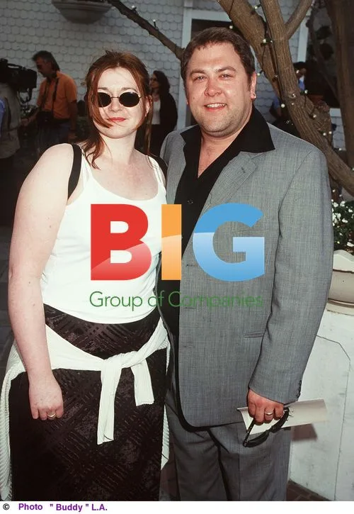 Mark Addy and Kelly at BAFTA Tea Party