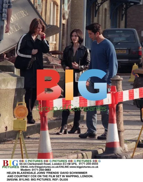 HELEN BLAXENDALE on 'FRIENDS' film set in London