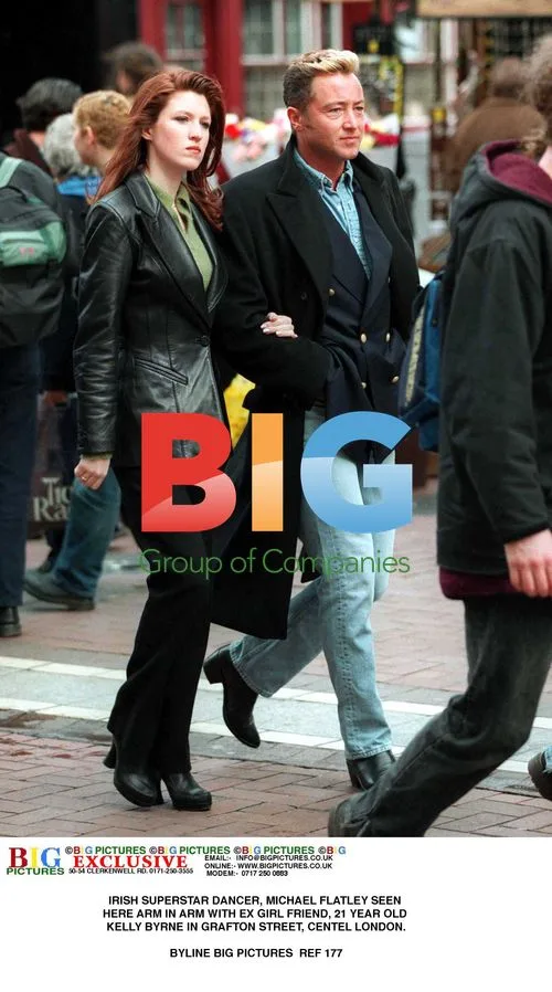 MICHAEL FLATLEY in Dublin with ex girlfriend