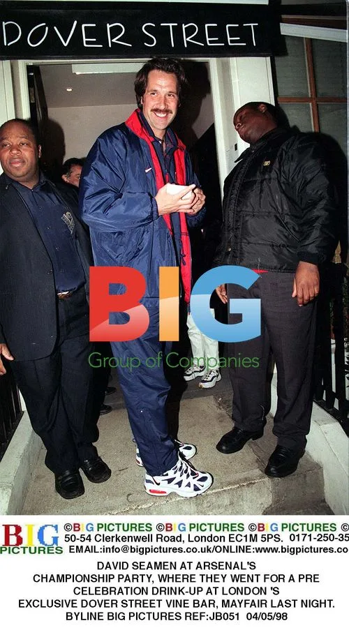 David Seamen at Arsenal's Championship Party