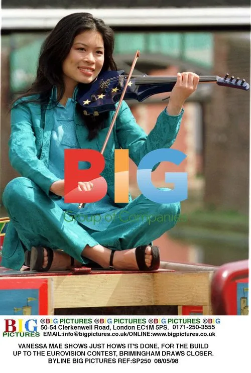 Vanessa Mae prepares for Eurovision