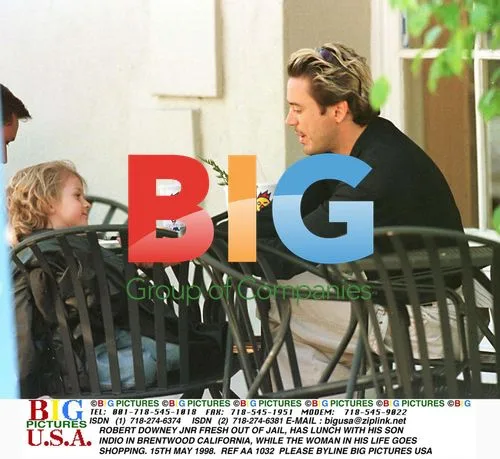 Robert Downey Jr. Lunches with Son After Jail