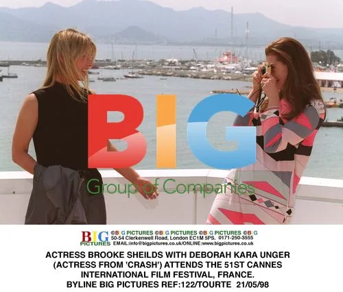 Brooke Shields and Deborah Kara Unger at Cannes