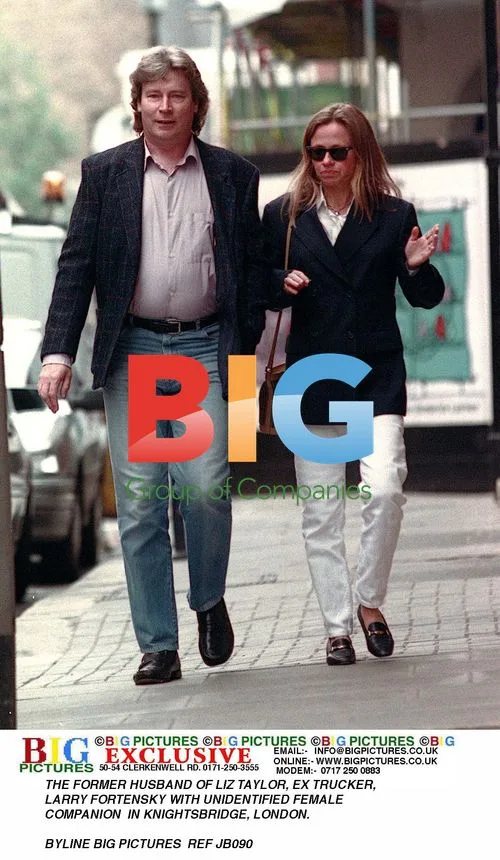 Larry Fortensky with Unidentified Female in London