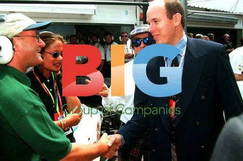 PHIL COLLINS and PRINCE ALBERT at MONACO GRAND PRIX
