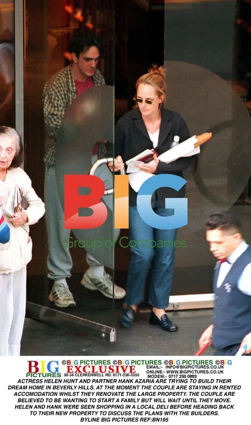 Helen Hunt and partner Hank Azaria shop in Beverly Hills