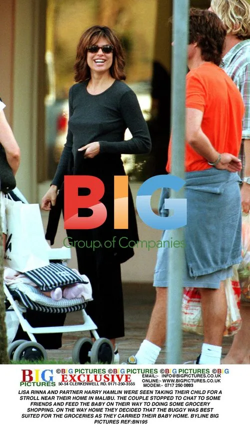 Lisa Rinna and Harry Hamlin with Baby
