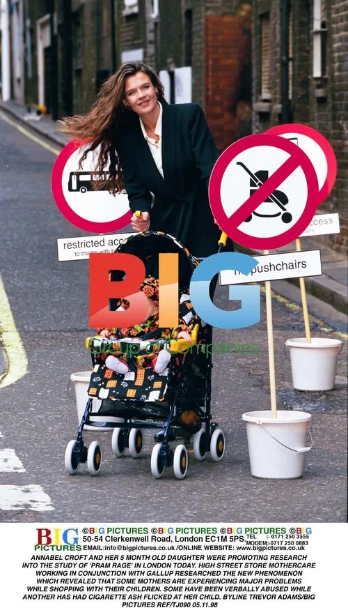 Annabel Croft Promotes 'Pram Rage' Study