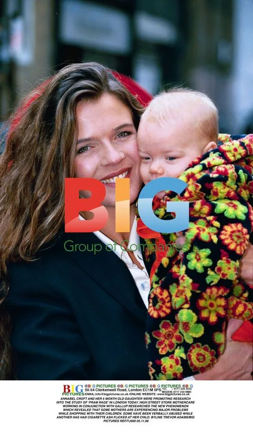 Annabel Croft Promoting 'Pram Rage' Research