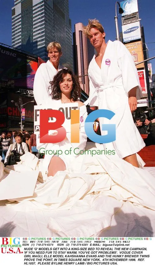 Nude 'Q' Models in Times Square Campaign