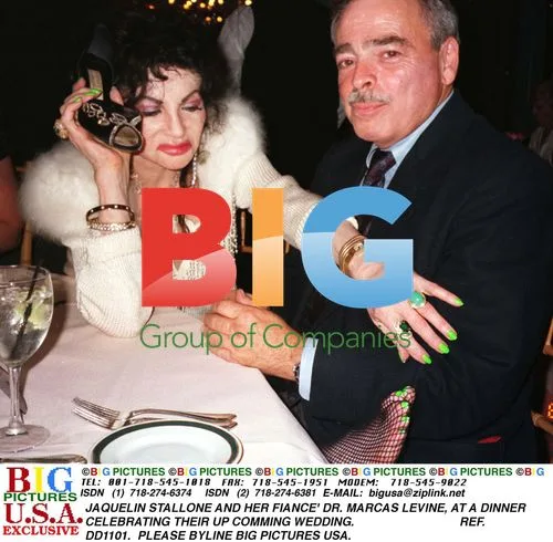 Jaquelin Stallone and Fiance at Wedding Dinner