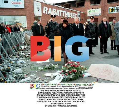 King and Queen of Sweden Pay Respects After Fire