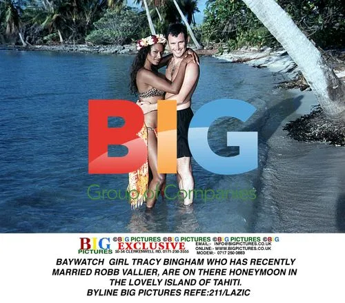 BAYWATCH Star Tracy Bingham Honeymoons in Tahiti