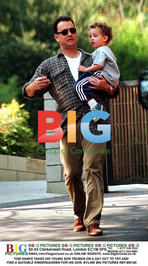 Tom Hanks takes son Truman to find kindergarten