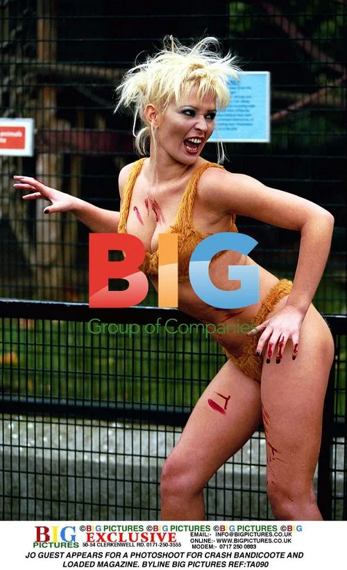 JO GUEST Photoshoot for CRASH BANDICOOTE and LOADED