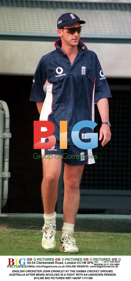 Cricketer John Crawley in Fight at Gabba