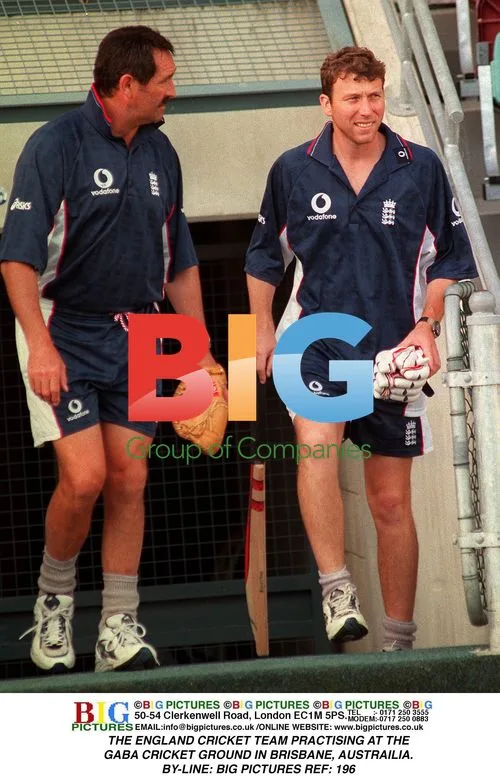 England Cricket Team Practice in Brisbane