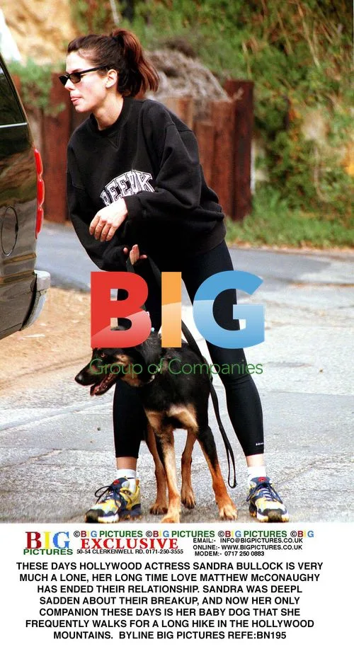 Sandra Bullock Hikes with Dog After Breakup