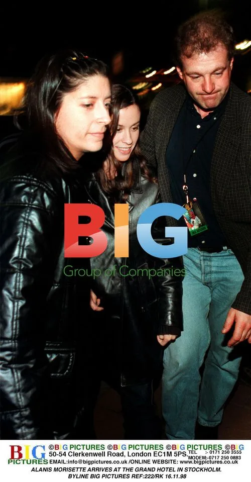 Alanis Morisette arrives at Grand Hotel in Stockholm