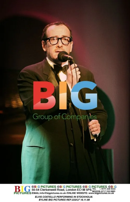 ELVIS COSTELLO PERFORMING IN STOCKHOLM