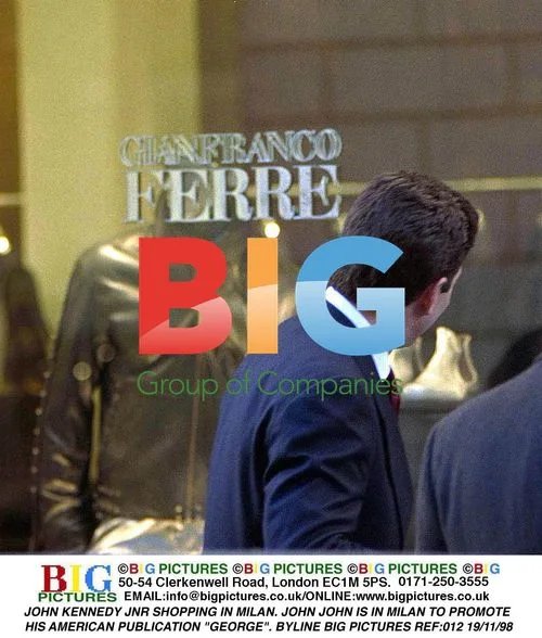 John Kennedy Jr. Shopping in Milan