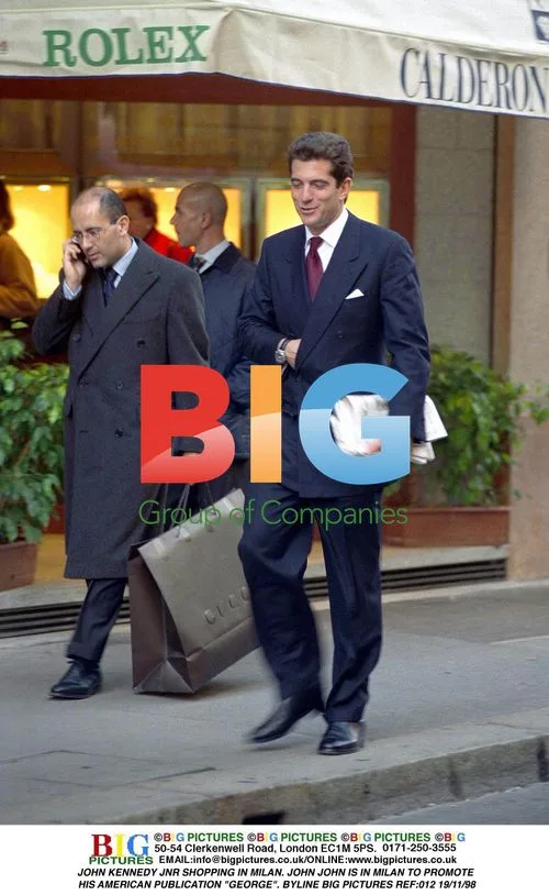 JOHN KENNEDY JNR SHOPPING IN MILAN
