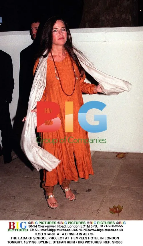 Koo Stark at Ladakh School Project Dinner