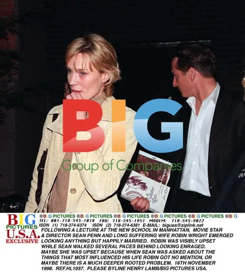 Sean Penn and Robin Wright Appear Unhappy After Lecture