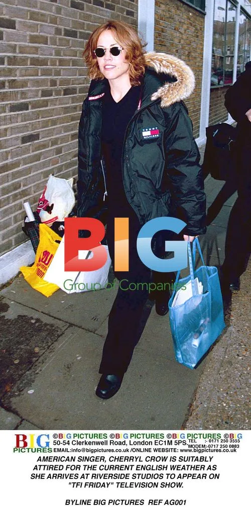 Cherryl Crow arrives at TFI Friday