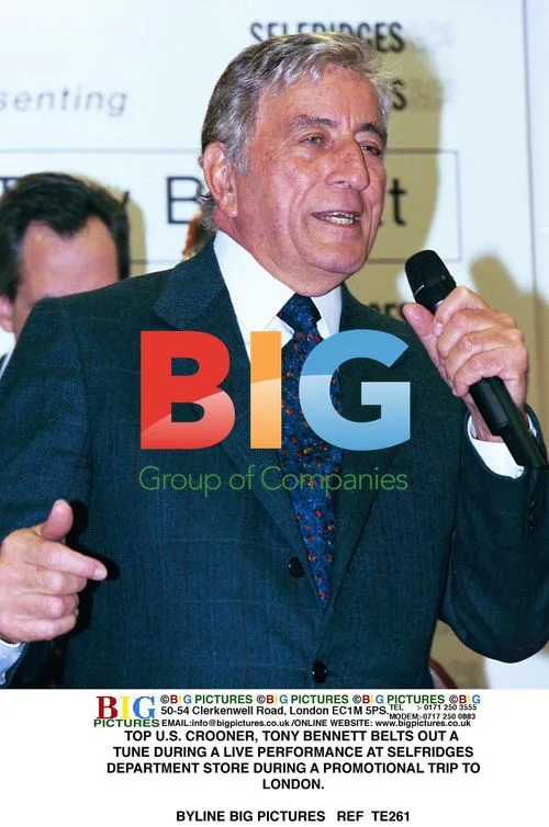 Tony Bennett Performs at Selfridges in London
