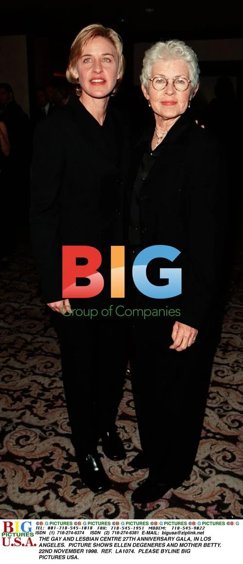 Ellen DeGeneres and mother Betty at 27th anniversary gala